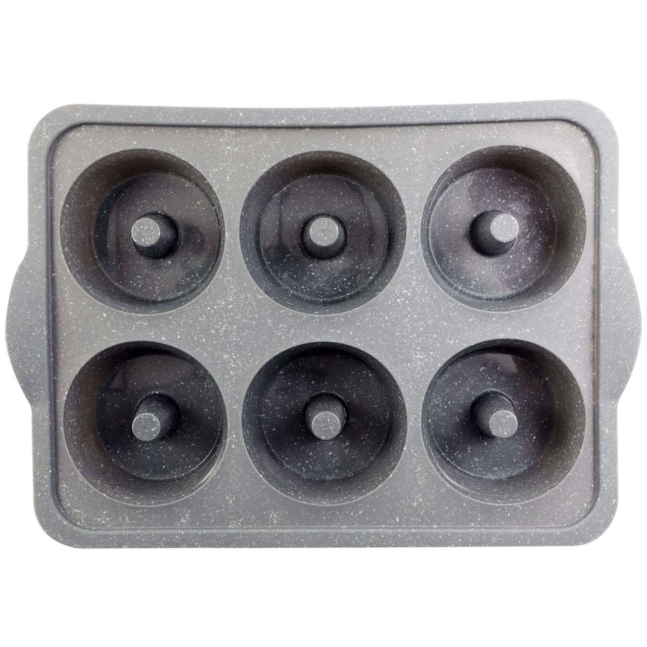 6-Cavity Metal Reinforced Silicone Mini Angel Food Cake Pan by